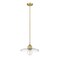 Z-Lite Paloma Pendant, 1-Light, 14 In.W x 6.25 In.H, Olde Brass/Clear 821P14-OBR - alternate 2